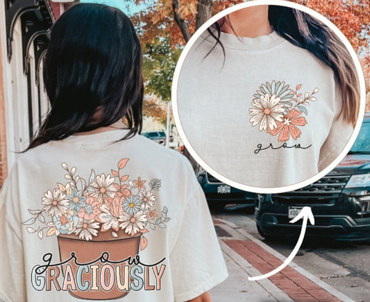 Front and back grow graciously