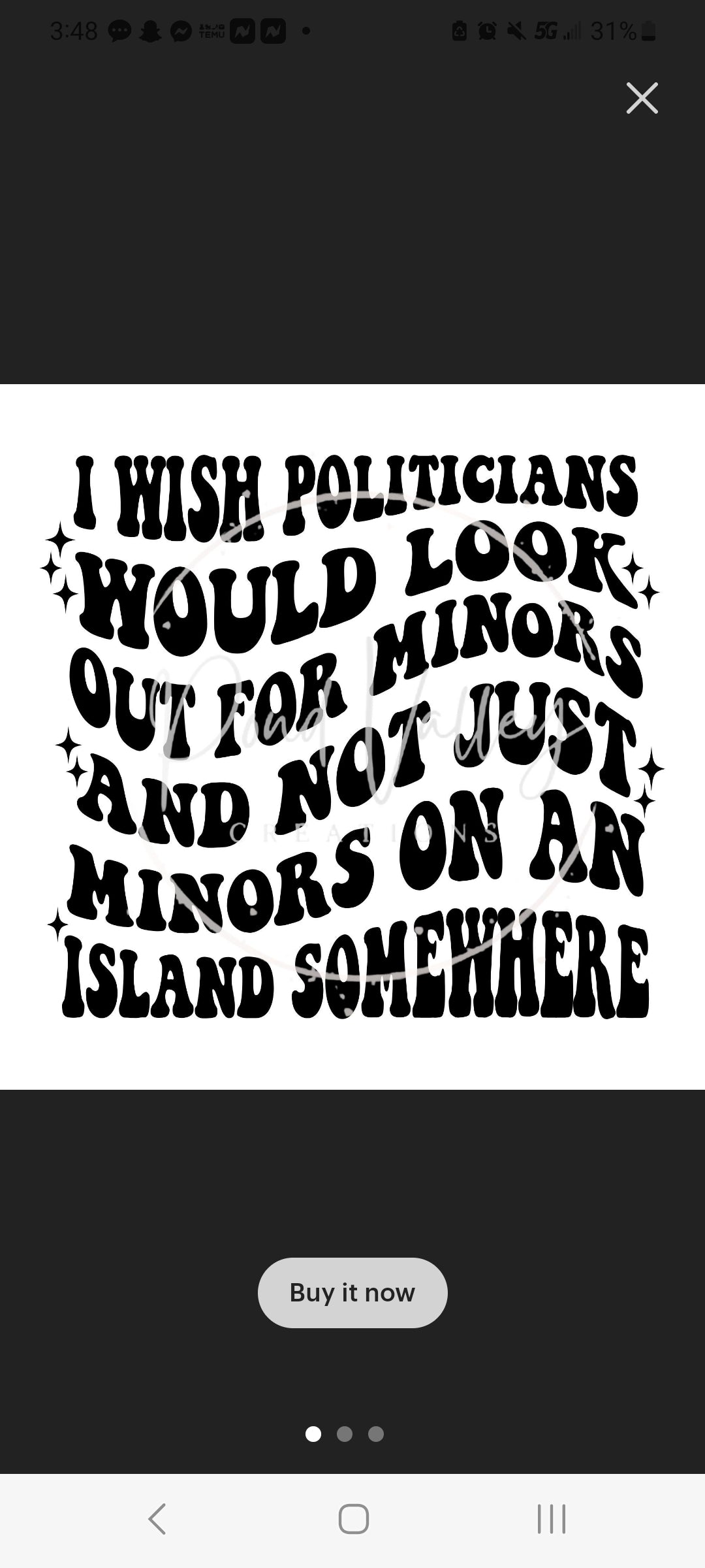 I wish politicians