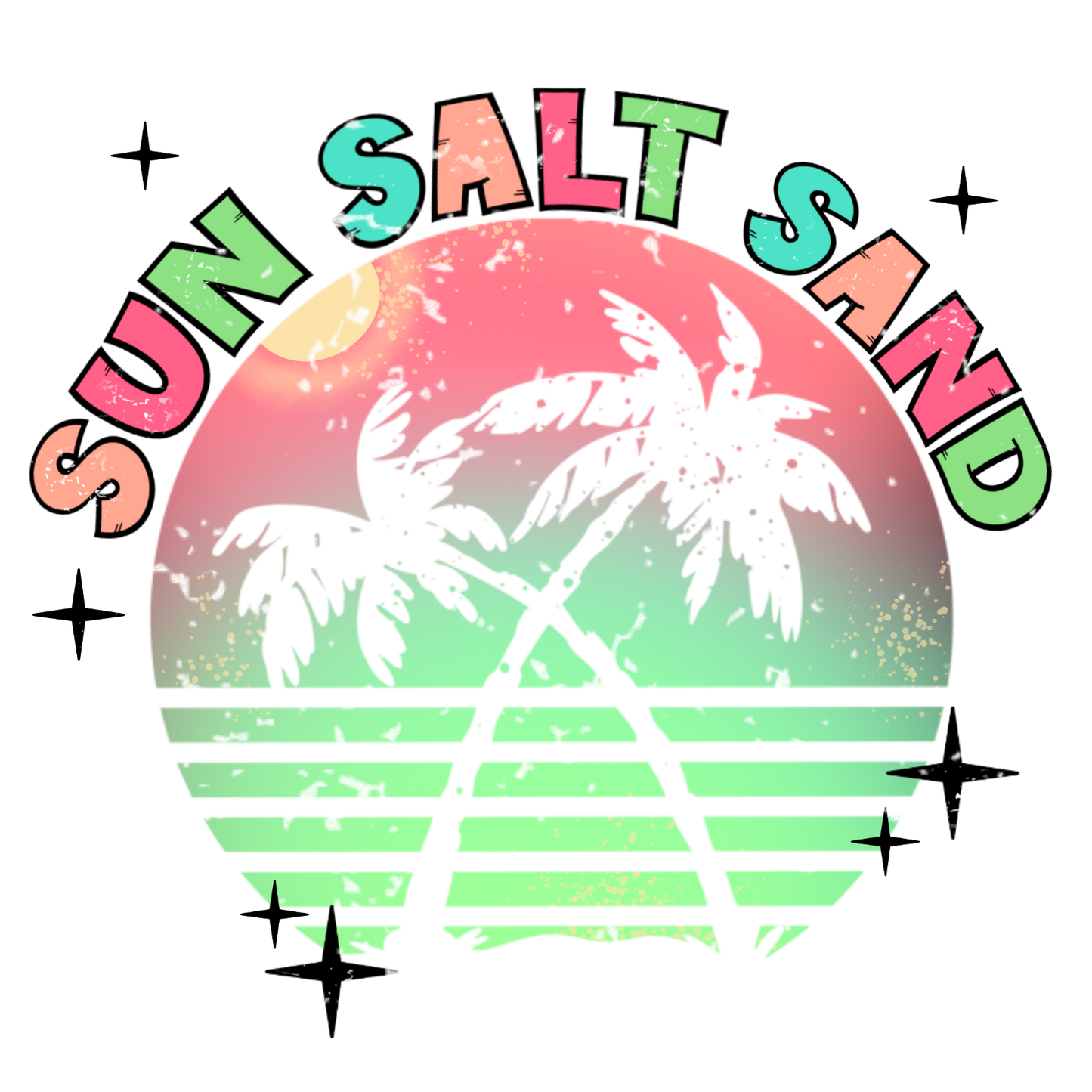 Sun Salt Sand- Front & Back