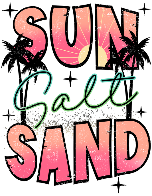 Sun Salt Sand- Front & Back