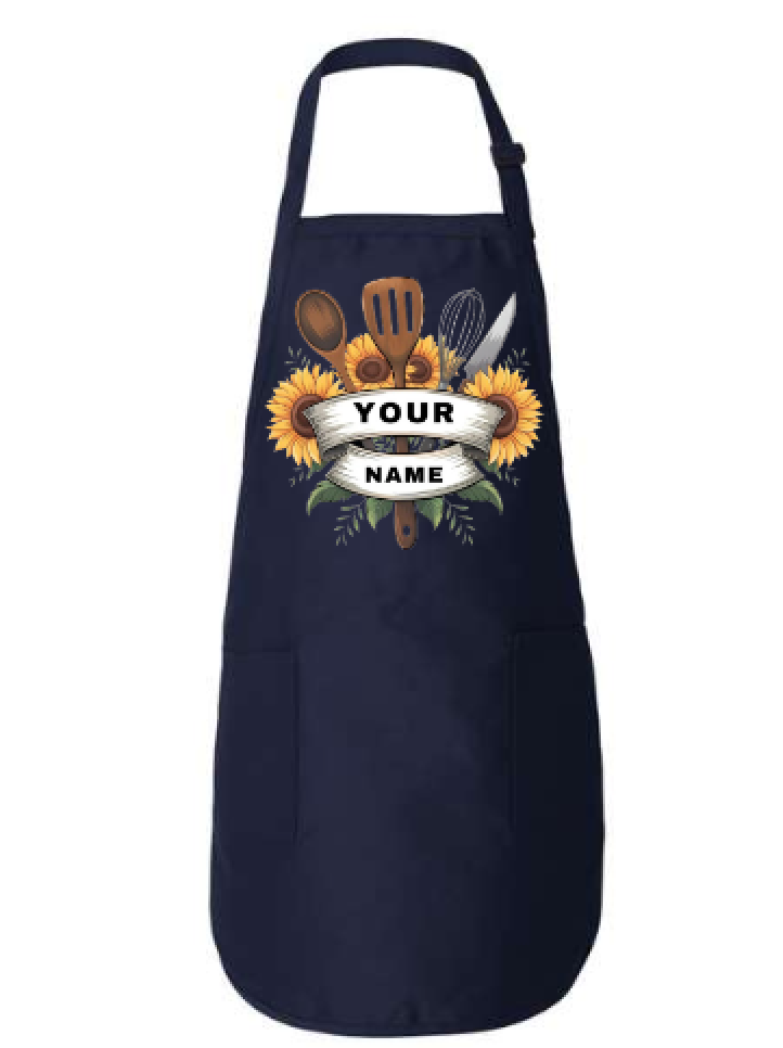 Sunflower Utensils Apron