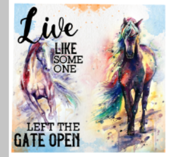 Live Like Someone Horse