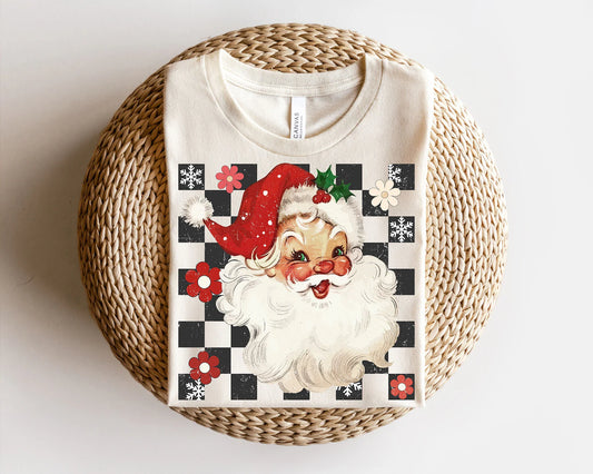 Checkered Santa