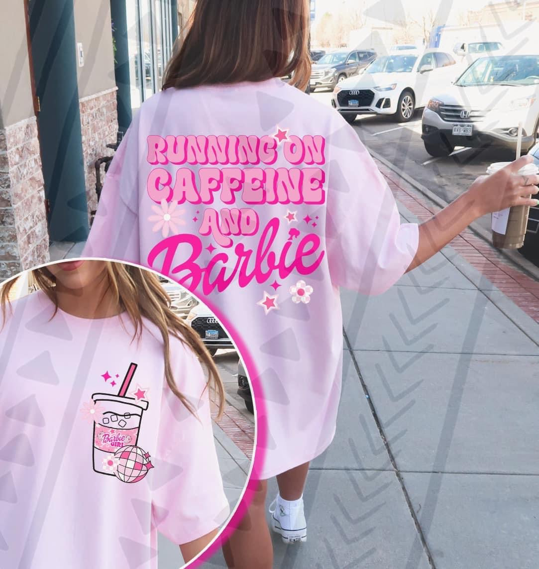 Running on caffeine and Barb front and back