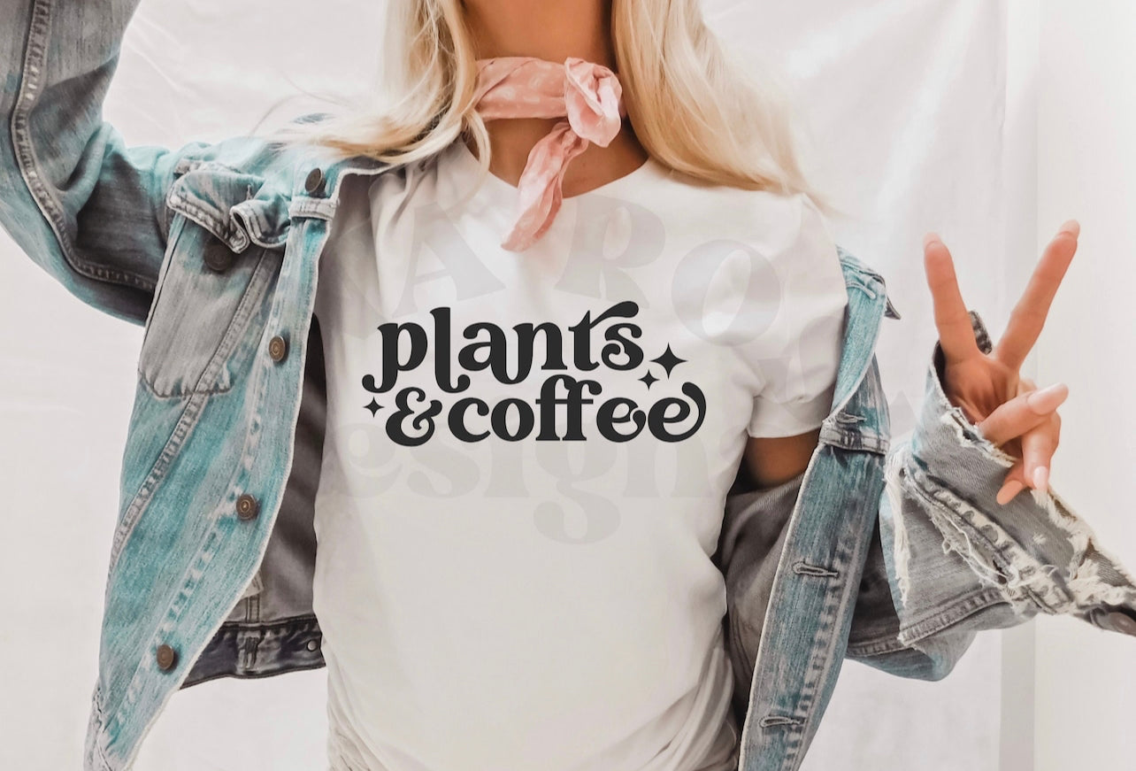 Plants and coffee