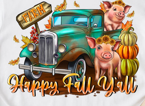 Happy Fall Y’all Pig