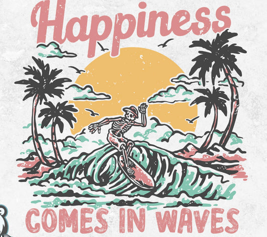 Happiness comes in waves