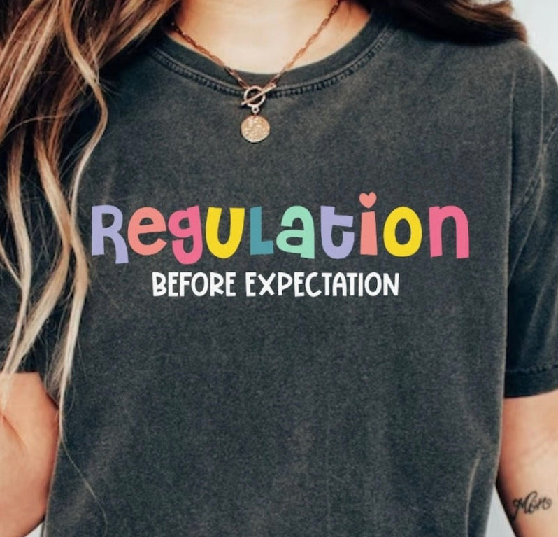 Regulation before expectation