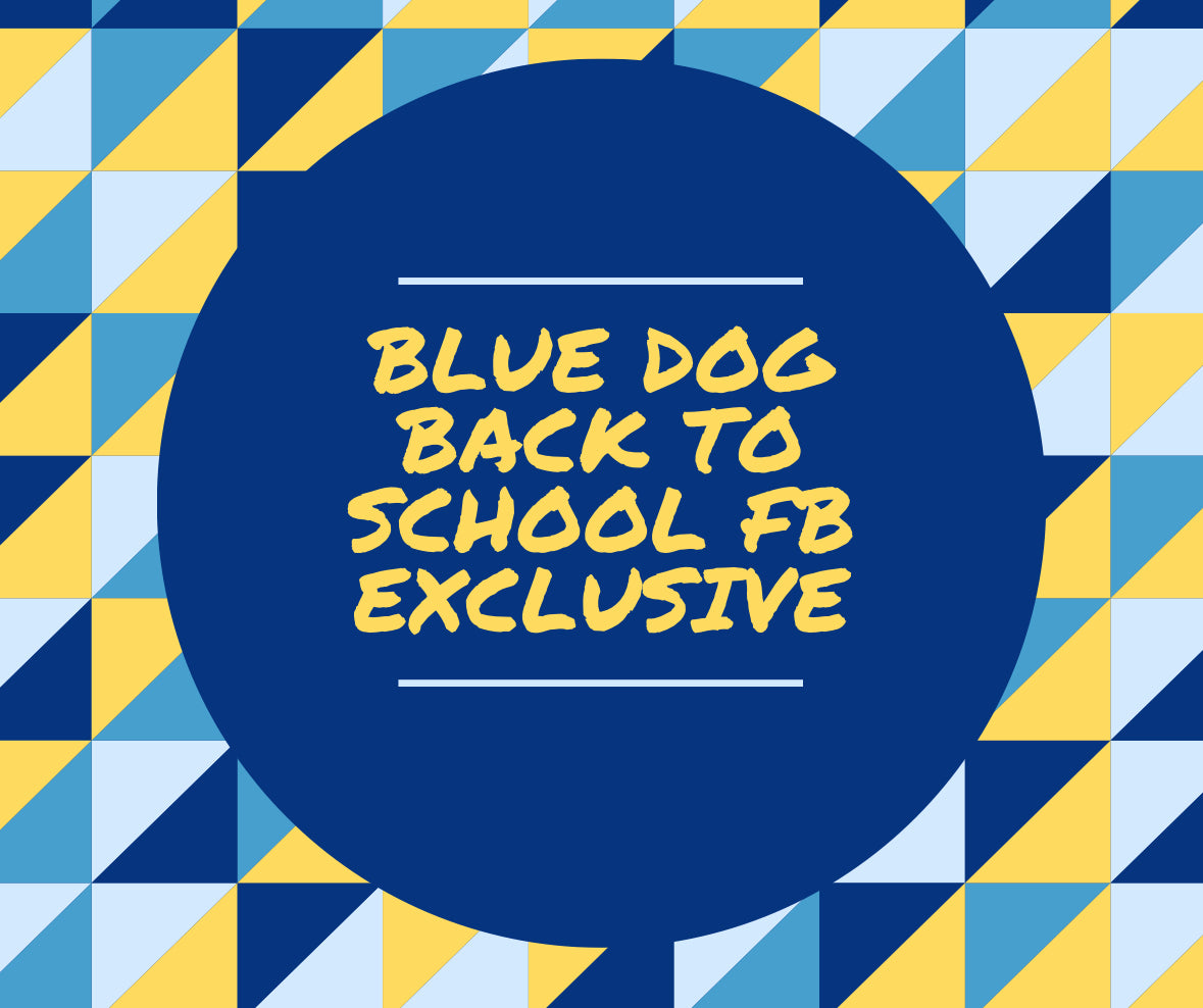 Blue dog back to school fb exclusive kids