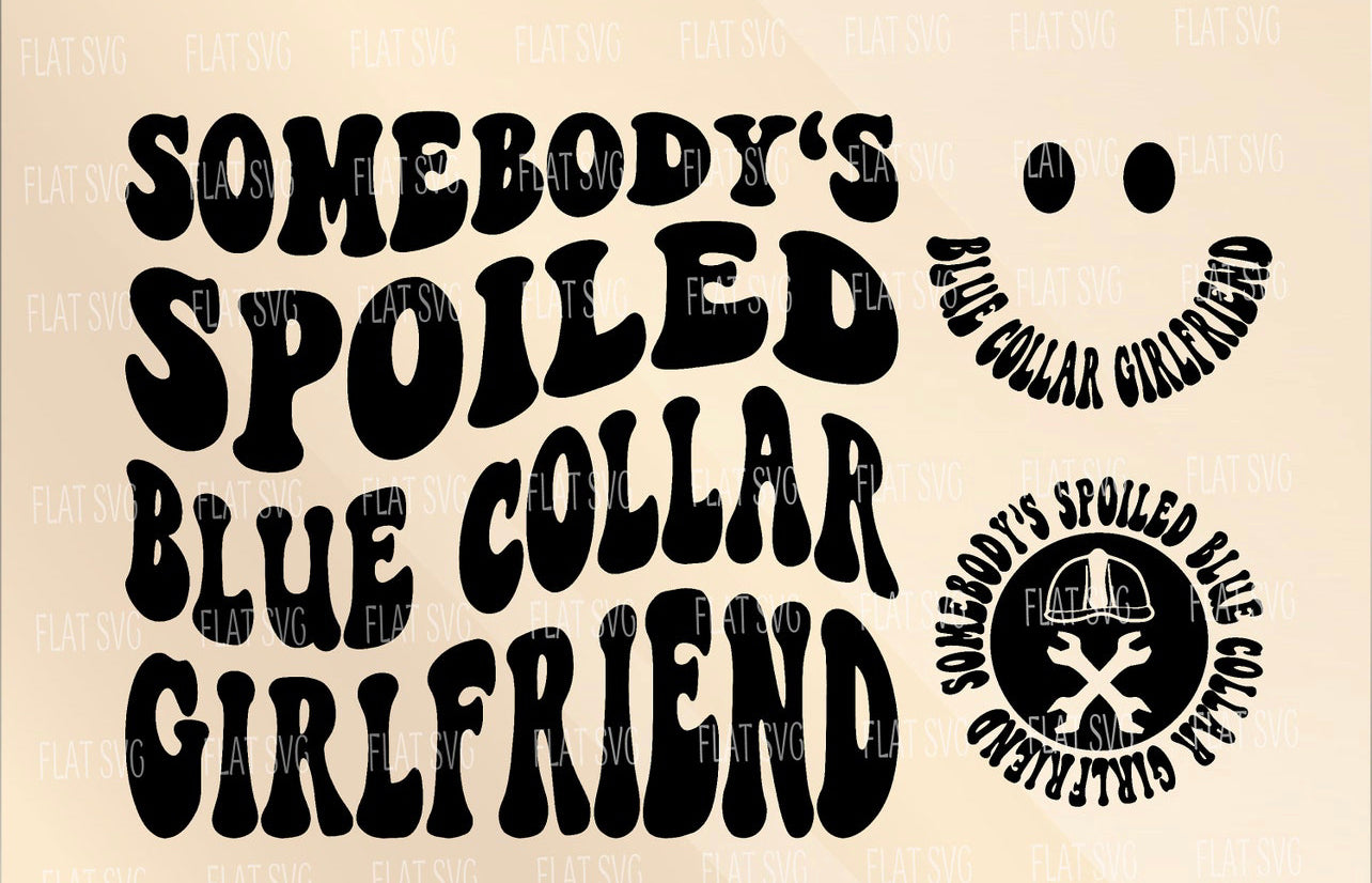 Spoiled blue collar girlfriend front and back