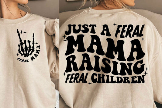 Feral Mama front and back