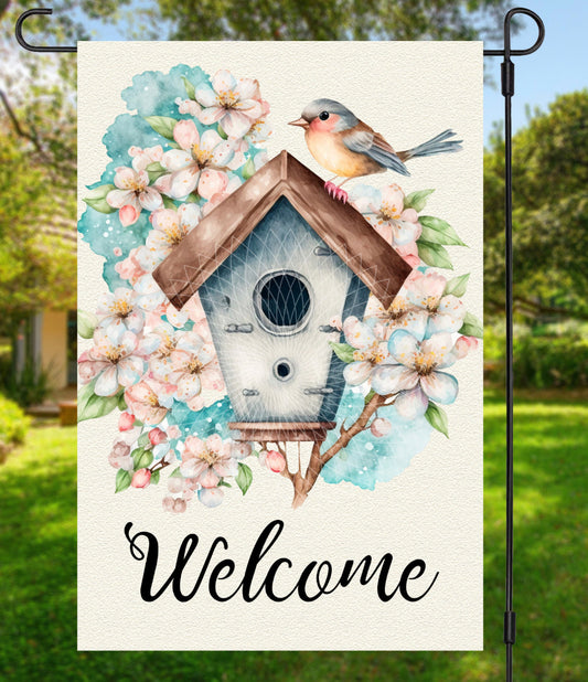 Bird House Flag