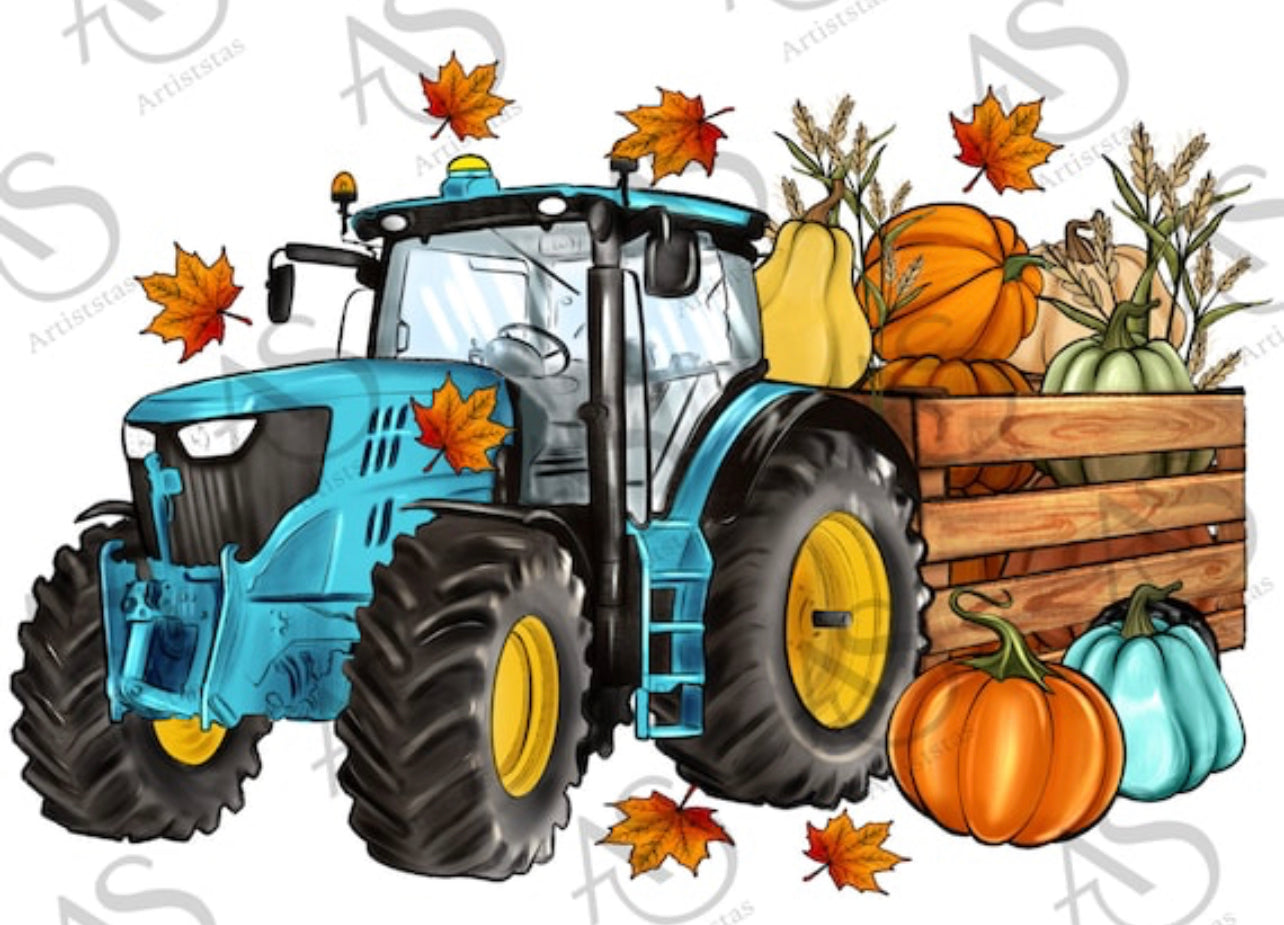 Fall Farm Tractor