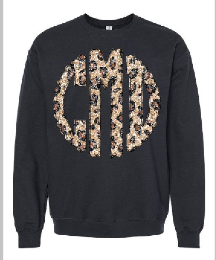 Leopard Monogram for Infant/Youth