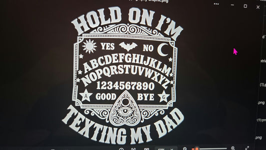 Texting my dad