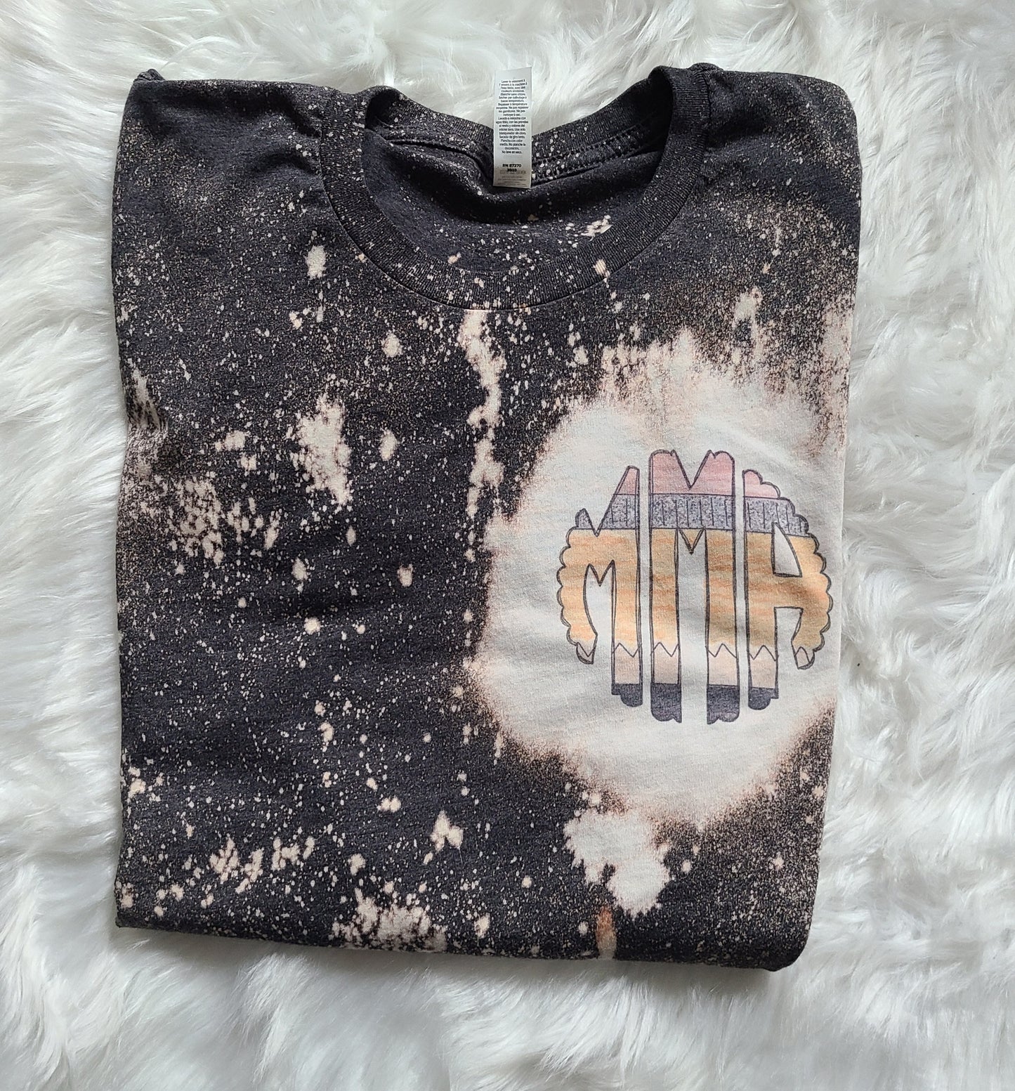 Bleached Kids monogram Sublimation