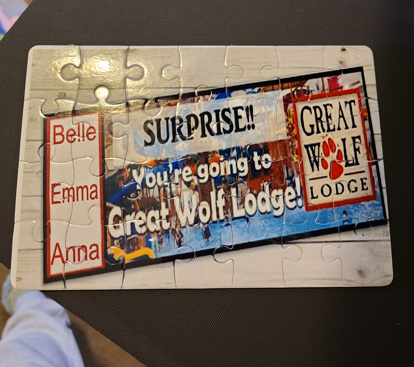 Personalized Destination Puzzle! Type your surprise and what you would like it to say!!