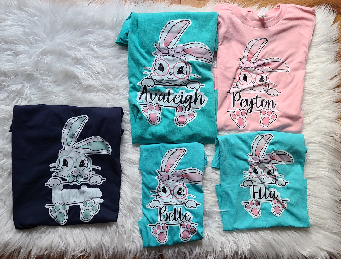 Personalized Easter Tee Girl