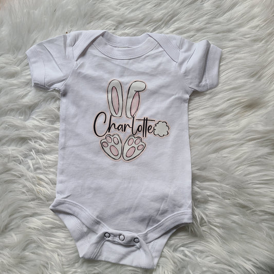 Personalized Easter Tee Boy (bunny will be blue)