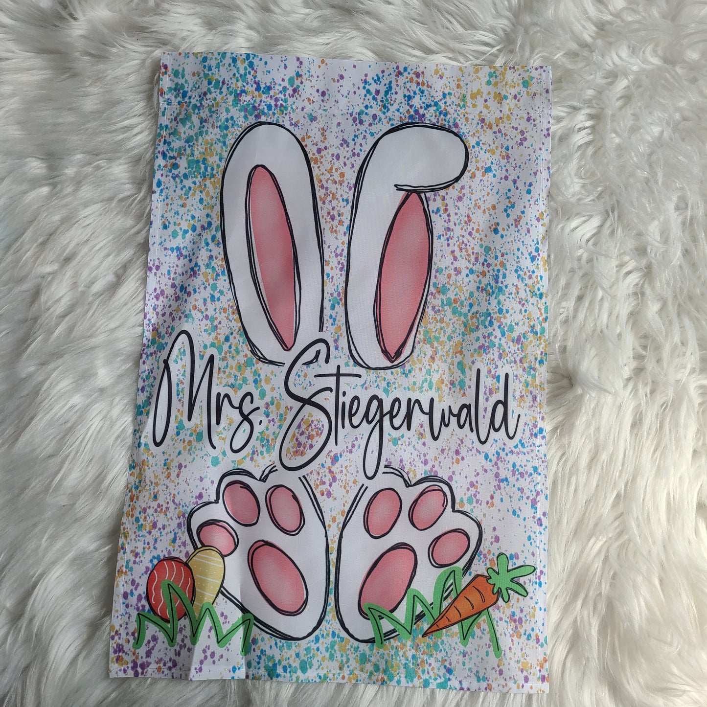Personalized Easter Flag