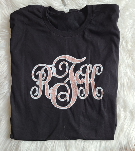 Rose gold Monogram