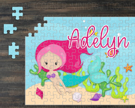 Mermaid Personalized Puzzle