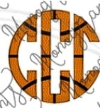 Basketball Monogram Set