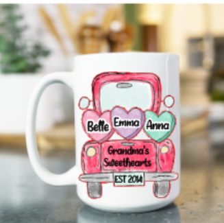 Grandma (or any name) Mug Valentine