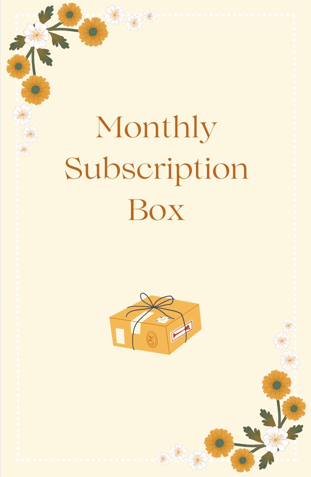 Subscription Box Faith Theme