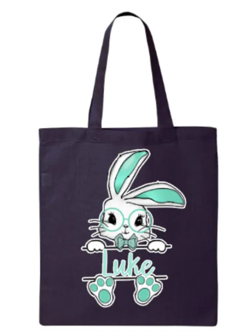 Boys Personalized Easter Tote